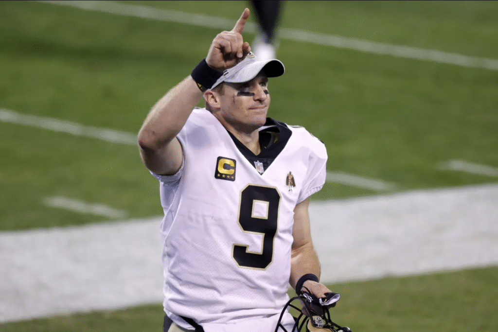 drew brees makes his nbc debut, internet amazed by his new hair