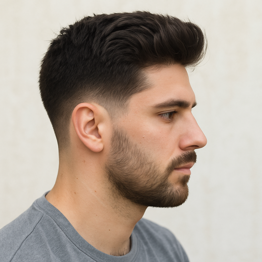 Low Taper Fade for Thick Hair